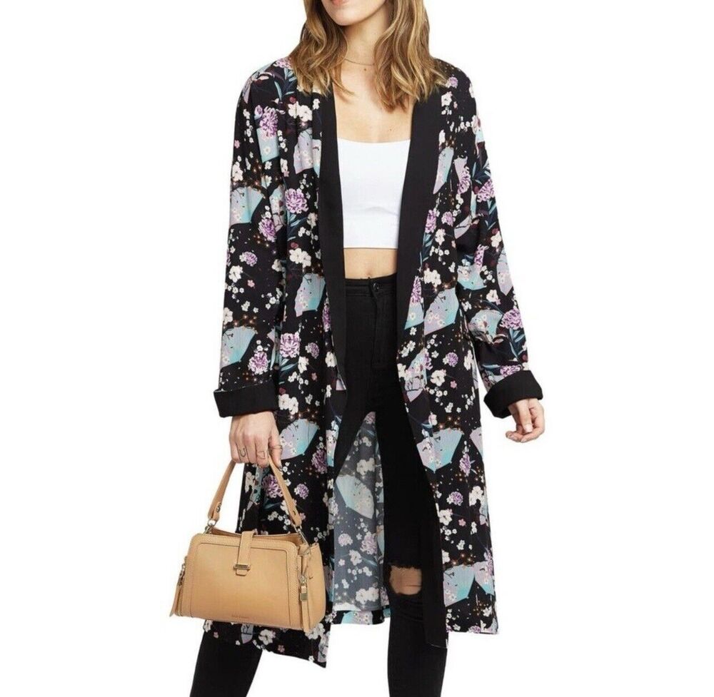 Belle & Bloom Hidden Valley Duster Jacket Sz L/XL New